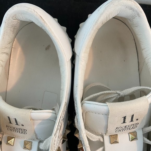 Valentino Garavani Rockstud Untitled Leather Open Sneakers - Picture 8 of 8